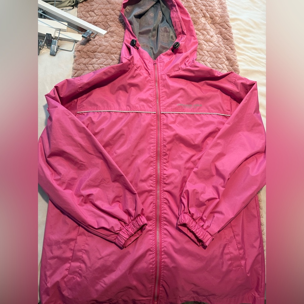 Outfitter Trading Co Water Resistant Full Zip Rain Jacket